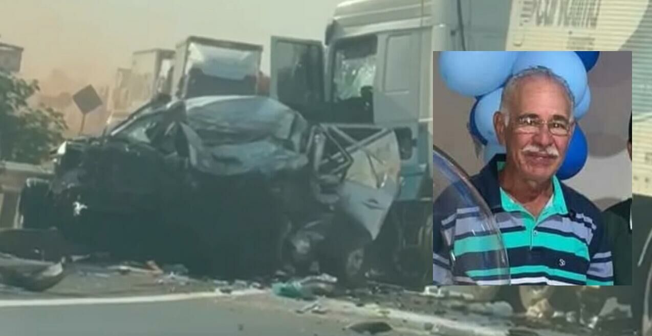 Imagem de compartilhamento para o artigo Idoso de 71 anos é identificado como vítima de batida entre caminhonete e carreta na BR-158 da MS Todo dia